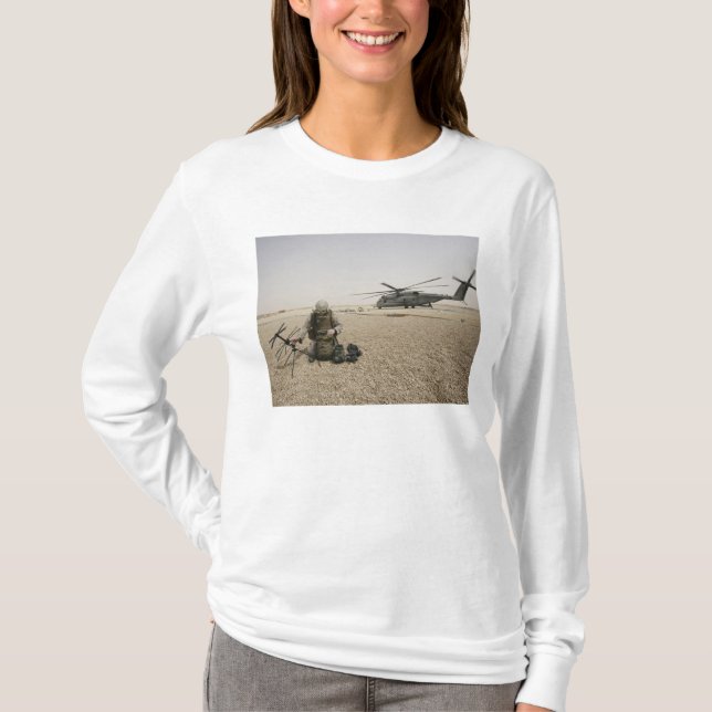 Camiseta Un operador de radio de campo (Anverso)