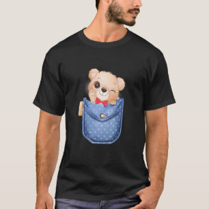 Camiseta Un Osito Pequeño En La Girafa De Tu Bolsillo