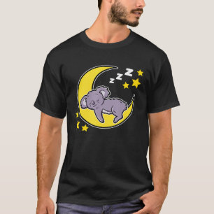 Camiseta Un Oso De Koala Durmiente En La Luna Pajamas Nap N