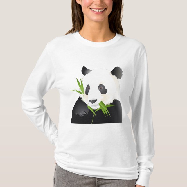 Camiseta Un oso de panda (Anverso)