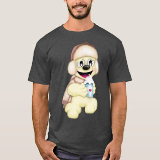 Camiseta Un oso frío con una bebida caliente