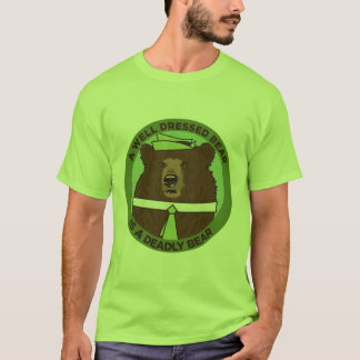 Camiseta Un oso vestido pozo es un oso mortal