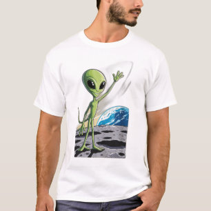 Camiseta Un OVNI secuestrando una vaca