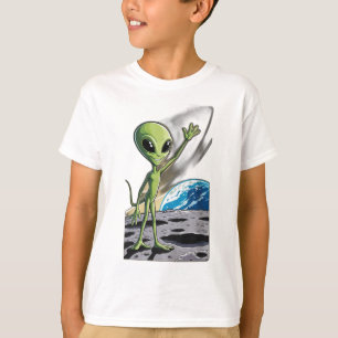 Camiseta Un OVNI secuestrando una vaca