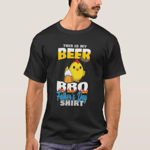 Camiseta Un padre amante de la cerveza cuchi de pollo graci