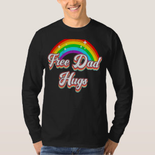 Camiseta Un Padre Libre Enfrentado Abraza A Gay Lgbt Del Co