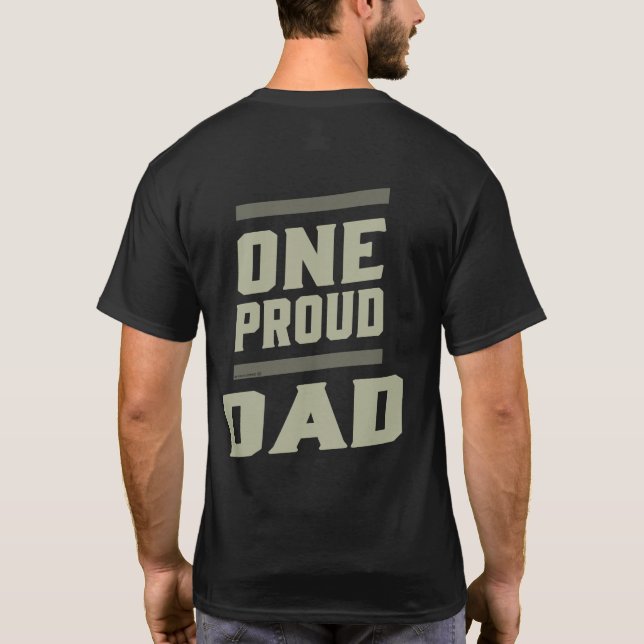Camiseta Un padre orgulloso (Reverso)