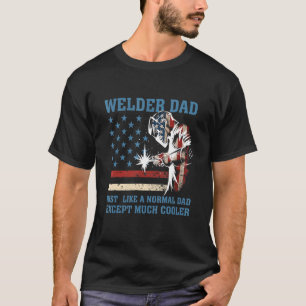 Camiseta Un padre retro-soltero como un padre normal feliz