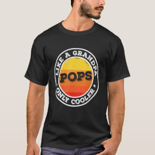 Camiseta Un Padre Retro Vintage Se Pone Como Un Abuelo Sola