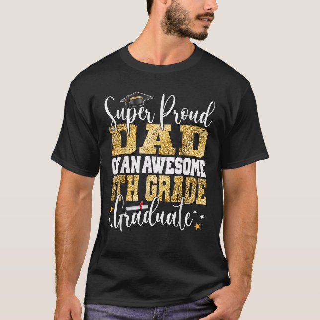Camiseta Un padre súper orgulloso de un impresionante gradu (Anverso)