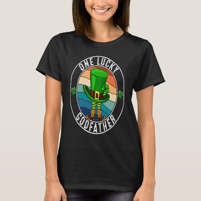 Camiseta Un Padrino Afortunado Leprechaun (Anverso)