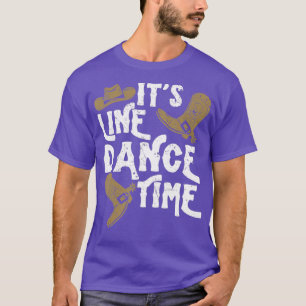 Camiseta Un país de danza en línea divertida bailando con e