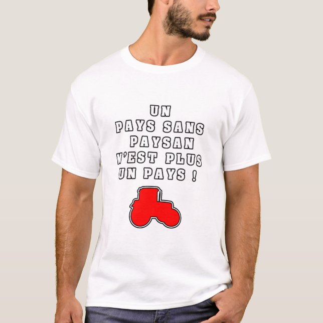 CAMISETA ¡UN PAÍS SIN CAMPESINO NO ES MÁS UN PAÍS! (Anverso)