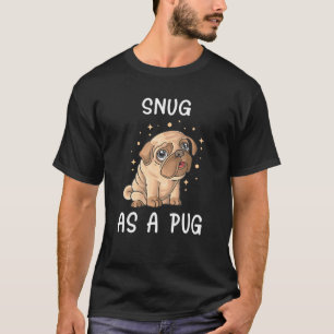 Camiseta Un Pajama De Pug Cute Como Un Perro De Pug