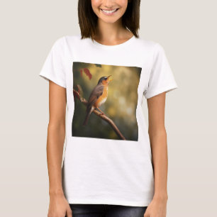 Camiseta Un pájaro cantando por la mañana