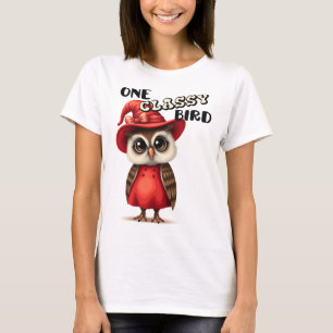 Camiseta Un pájaro con clase, un regalo de amante de los bú