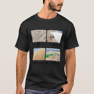 Camiseta Un Pájaro Un Perro Un Caballo Y Una Identifica De