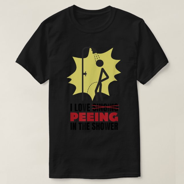 Camiseta Un Palo Gracioso Que Muestra Que Me Encanta Cantar (Diseño del anverso)