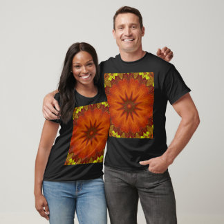 Camiseta Un Pansy de Verano 2 Gráfica Floral Abstracta Bohe