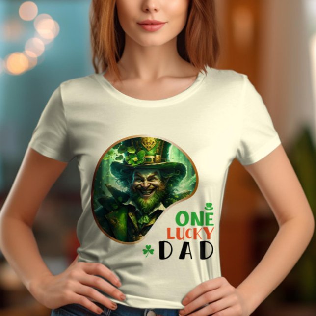 Camiseta Un papá afortunado - Baile paso irlandés (Subido por el creador)
