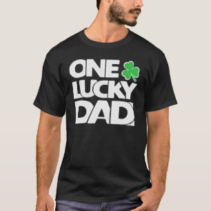 Camiseta Un papá afortunado C Mens St Patricks Day New Dadd