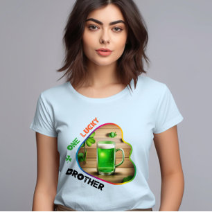 Camiseta Un papá afortunado - Escóndete y busca de Leprecha