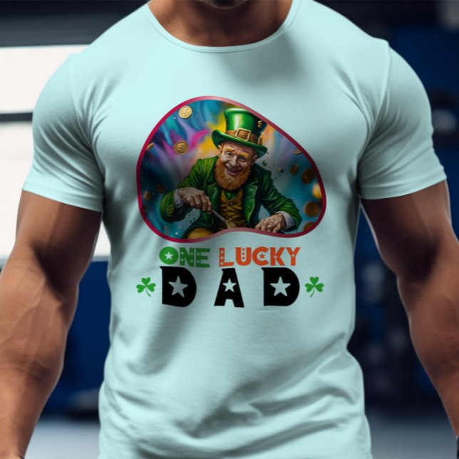 Camiseta Un papá afortunado - La caza de esclavos de Leprec (Subido por el creador)