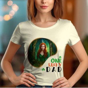 Camiseta Un papá afortunado - Un asunto de atuendo verde