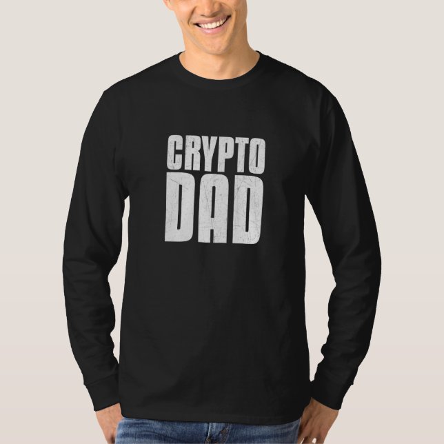 Camiseta Un Papá De Criptomonedas Es Un Papá Rico (Anverso)
