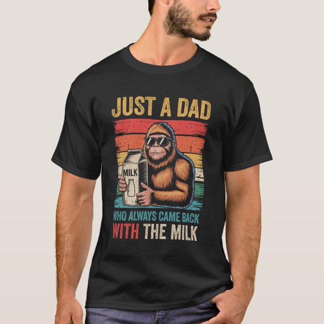 Camiseta Un Papa De Pie Grande Sólo Un Papá Con El Que Siem (Anverso)