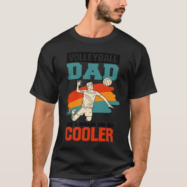 Camiseta Un Papa De Voleibol Como Un Padre De Voleibol (Anverso)