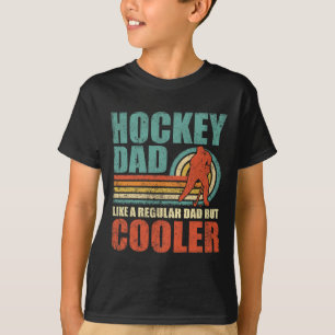 Camiseta Un papá divertido de hockey le gusta a un padre co