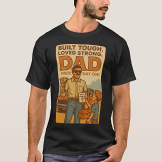 Camiseta Un papá fuerte y fuerte