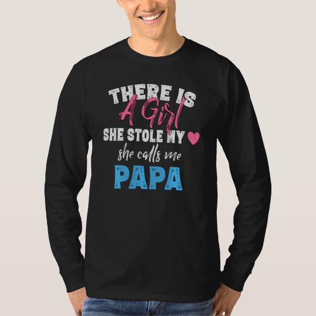 Camiseta Un papá gracioso de una hija me llama papá (Anverso)