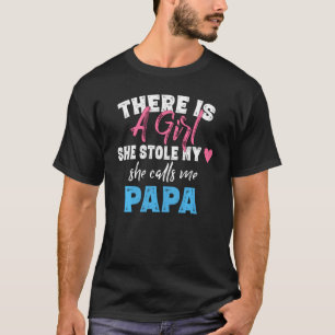 Camiseta Un papá gracioso de una hija me llama papá