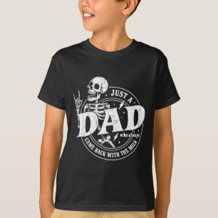 Camiseta Un papá que volvió con la leche día del padre 
