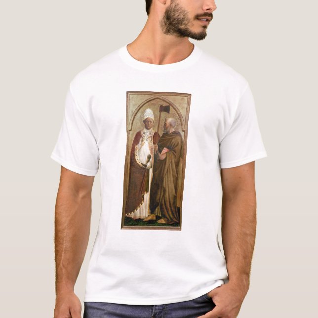 Camiseta Un papa y un St. Matías, c.1428-29 (Anverso)