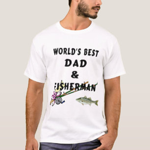 Camiseta Un papá y una pesca