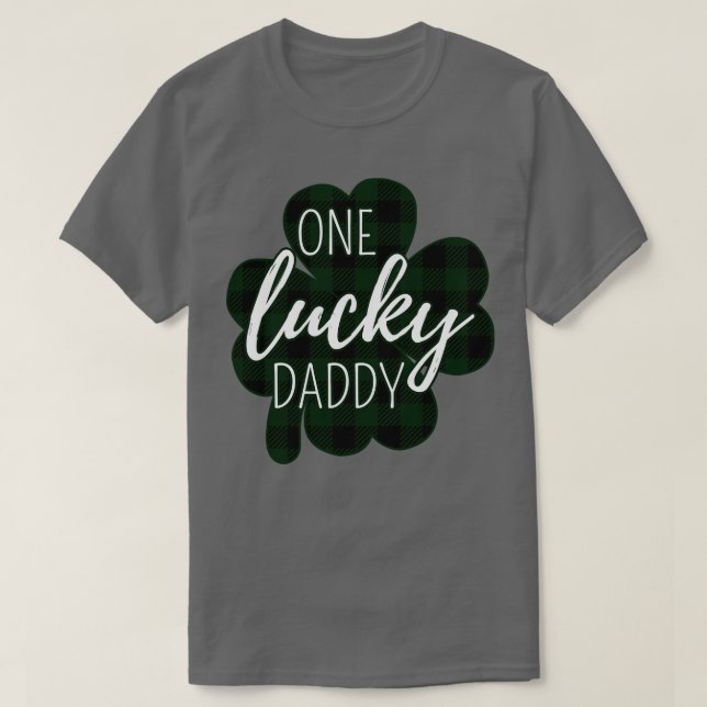 Camiseta Un Papi Afortunado En Día De St Patrones (Diseño del anverso)