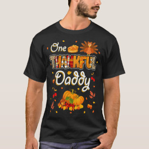 Camiseta Un Papi Agradecido Cae Sale De Autumn Dad Thanksgi