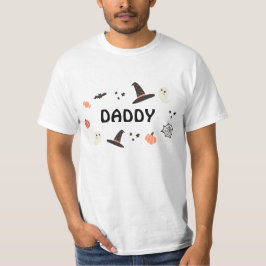 Camiseta Un papi de cumpleaños de Halloween moderno