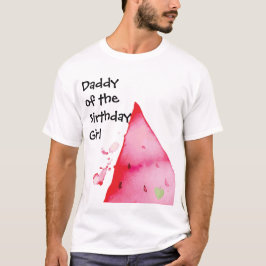 Camiseta Un papi en melón del Chica de cumpleaños