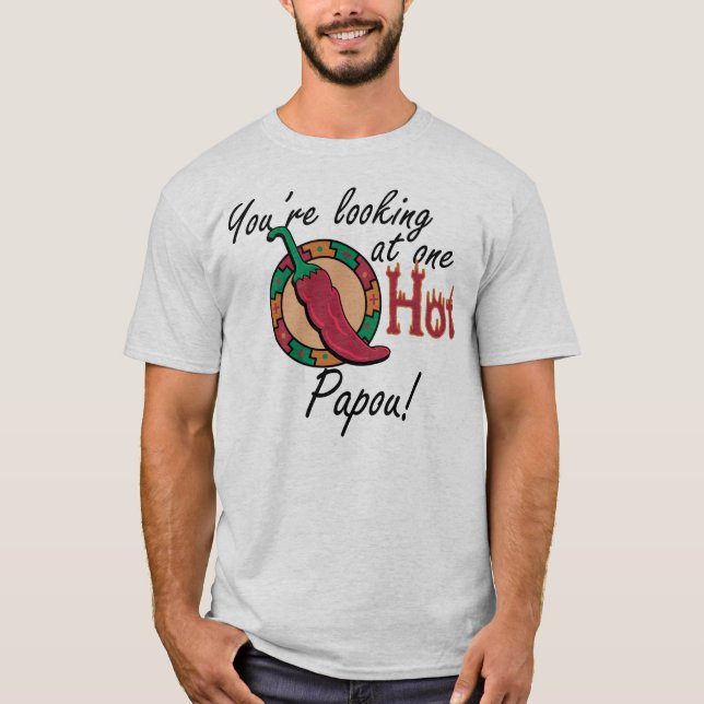 Camiseta Un Papou caliente (Anverso)
