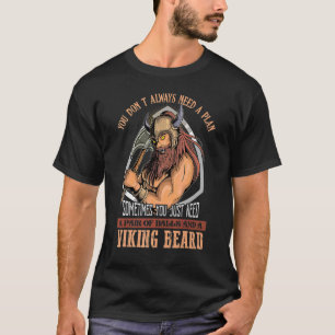 Camiseta Un Par De Bolas Y Un Viking Beard Viking