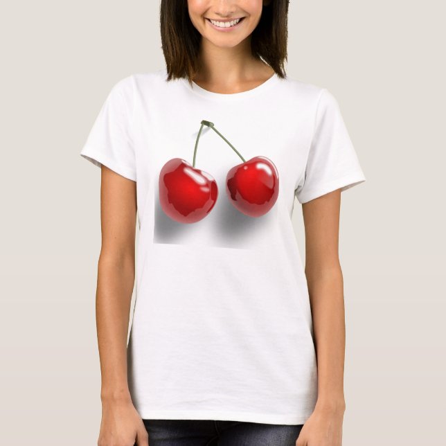 Camiseta Un par de cerezas (Anverso)