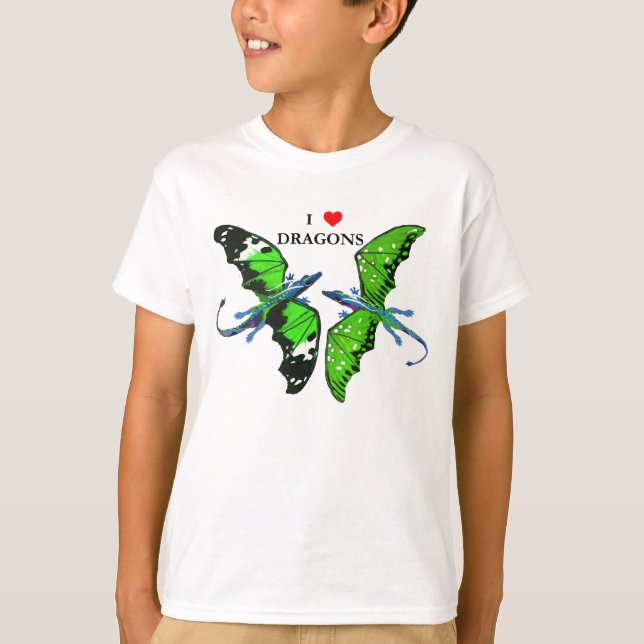 Camiseta Un par de dragones (Anverso)