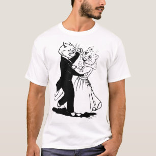 Camiseta Un par de gatos bailando, Louis Wain