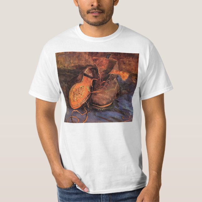 Camiseta Un par de zapatos de Vincent van Gogh (Anverso)