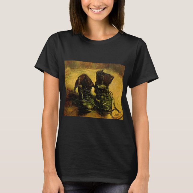 Camiseta Un par de zapatos por Vincent van Gogh (Anverso)