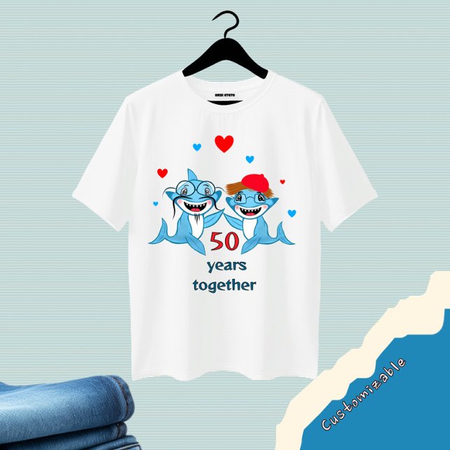 Camiseta Un par feliz de tiburones (Subido por el creador)